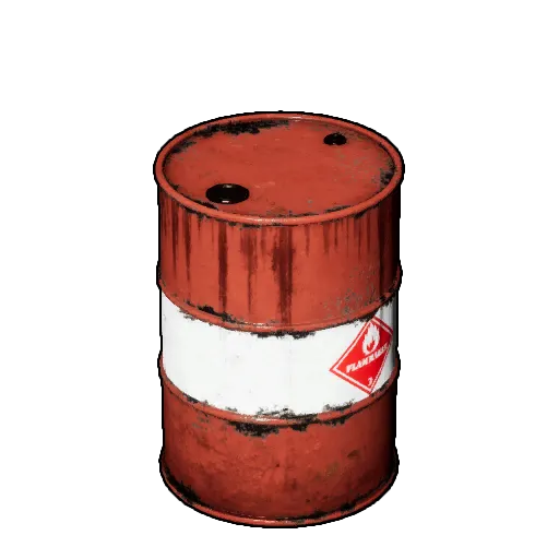 Red Metal Barrel Icon