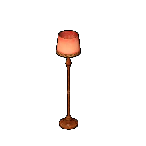 Antique Red Floor Lamp Icon