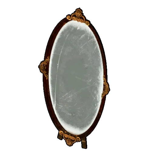 Antique Oval Mirror Icon
