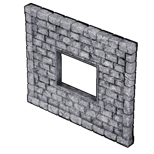 Stone Wall and Window Icon