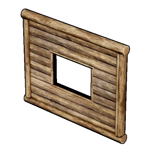 Wooden Wall and Window Icon