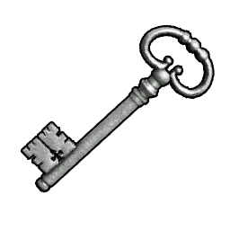 Silver Key Icon